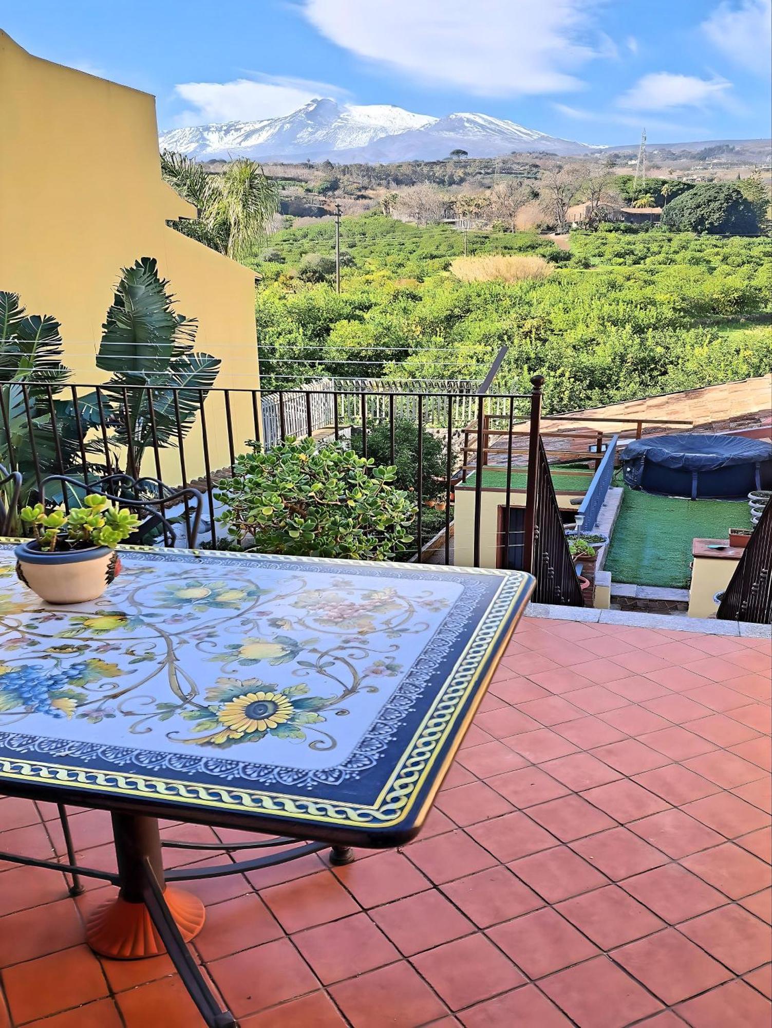 Limoneto Etna View Villa Giarre Dış mekan fotoğraf
